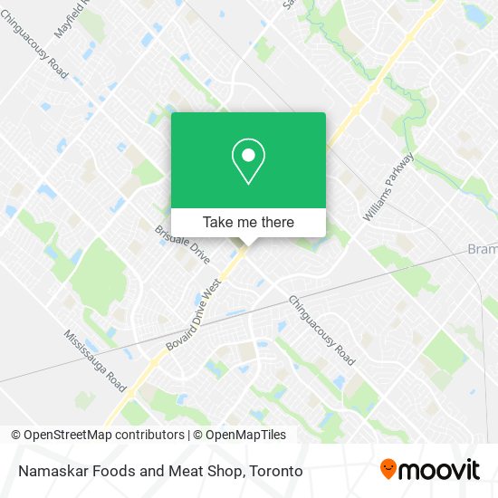 Namaskar Foods and Meat Shop map