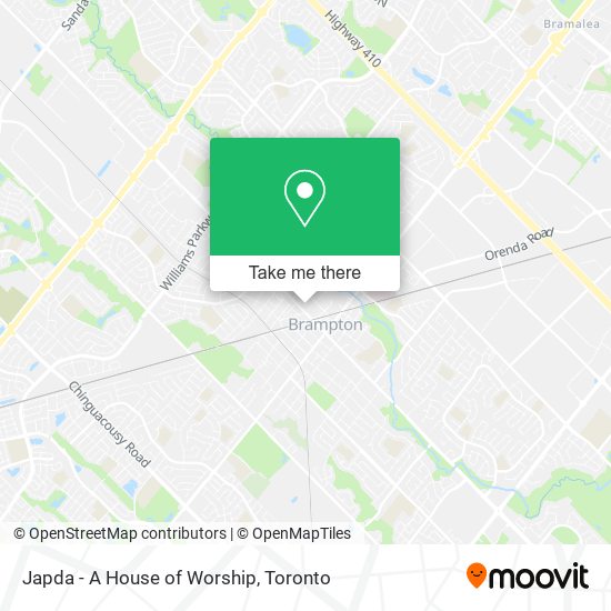Japda - A House of Worship map
