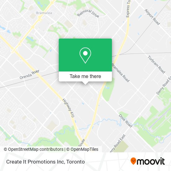 Create It Promotions Inc map