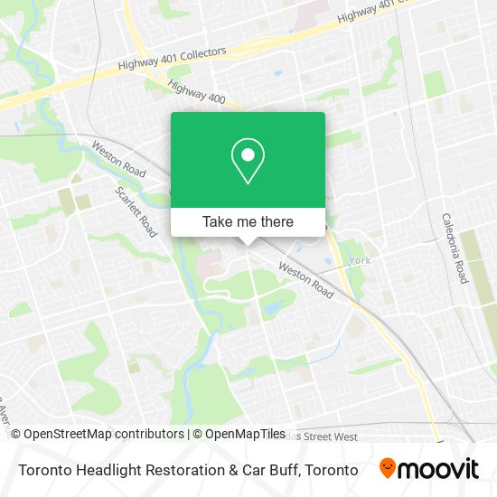 Toronto Headlight Restoration & Car Buff map