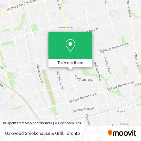 Oakwood Smokehouse & Grill map