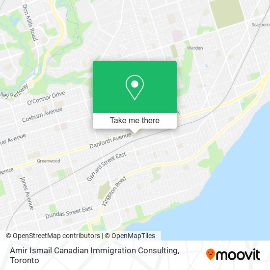 Amir Ismail Canadian Immigration Consulting map