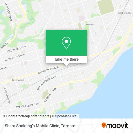 Shara Spalding's Mobile Clinic map