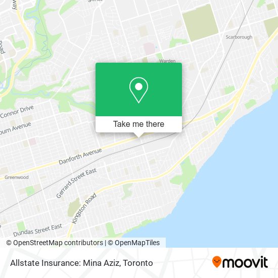 Allstate Insurance: Mina Aziz map