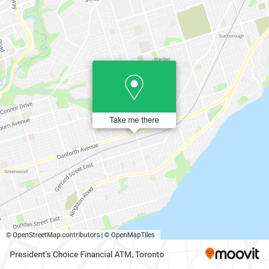 President's Choice Financial ATM map