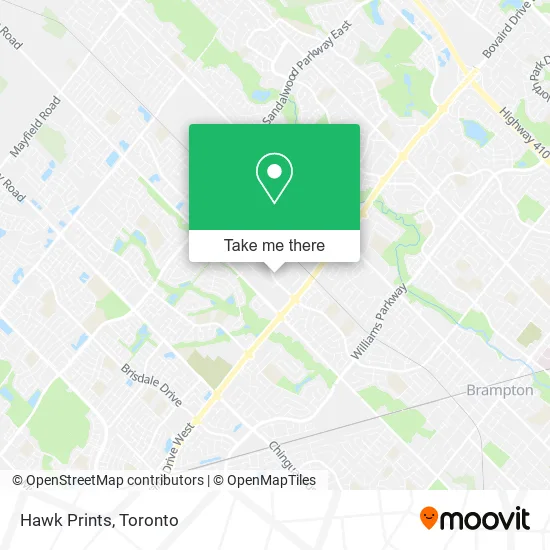 Hawk Prints map