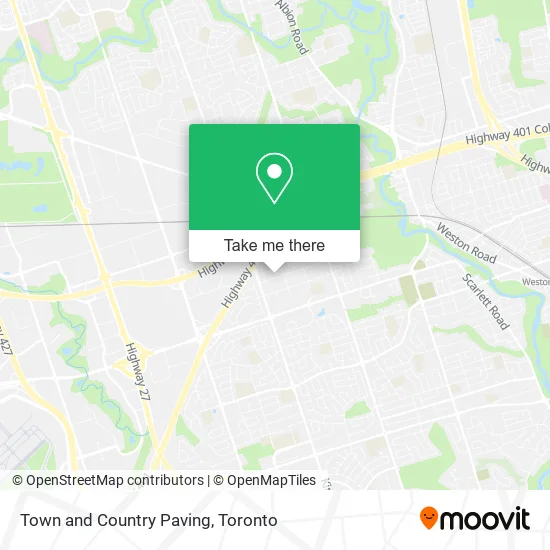 Town and Country Paving map