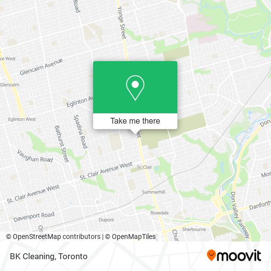 BK Cleaning map