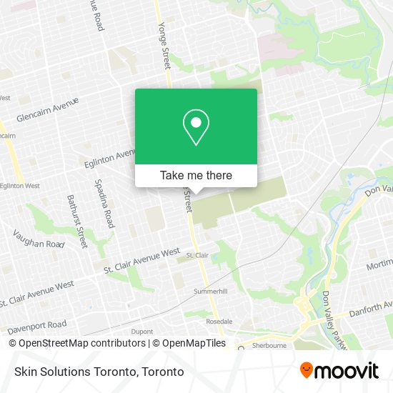 Skin Solutions Toronto map