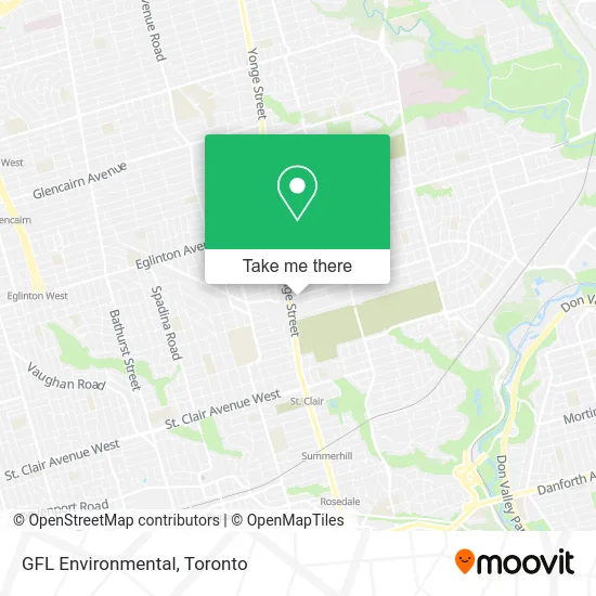 GFL Environmental map