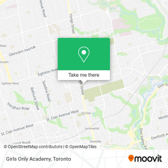 Girls Only Academy map