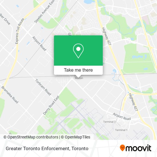 Greater Toronto Enforcement map
