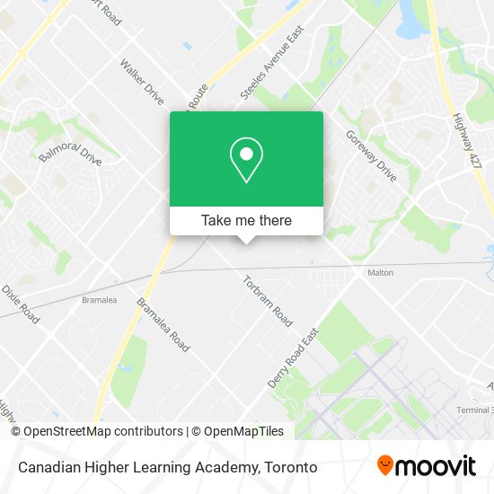 Canadian Higher Learning Academy map