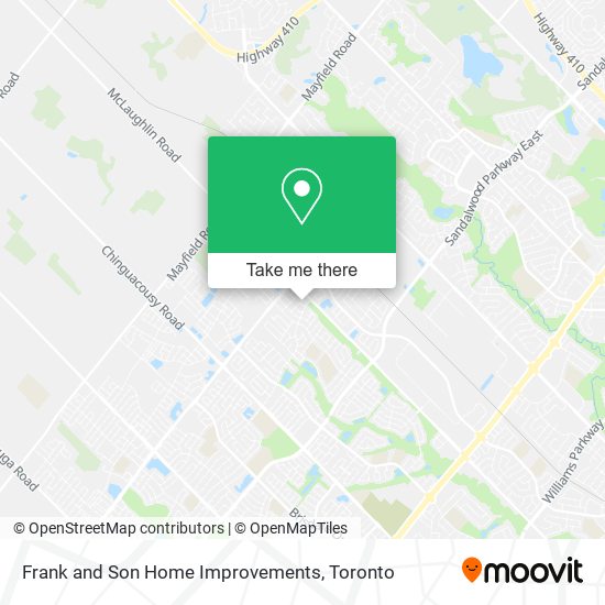 Frank and Son Home Improvements map