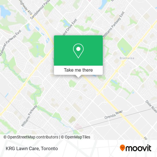 KRG Lawn Care map