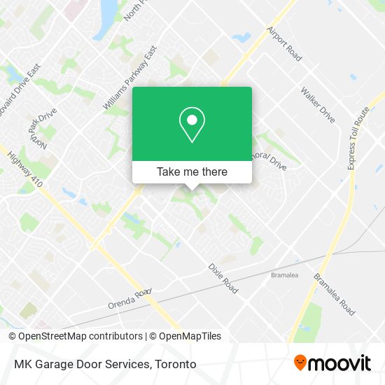 MK Garage Door Services map