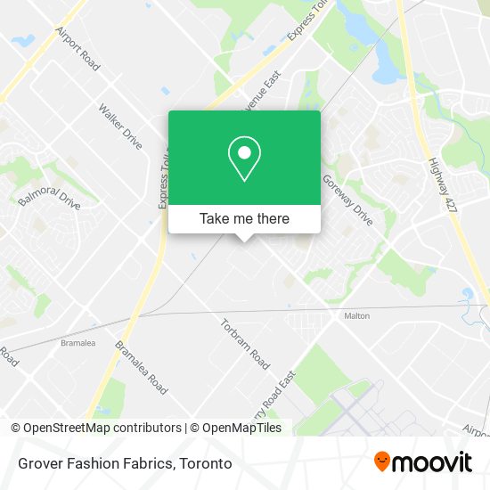 Grover Fashion Fabrics map