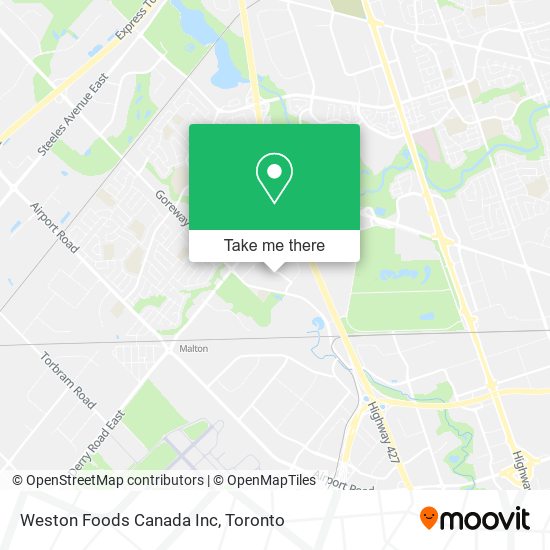 Weston Foods Canada Inc map
