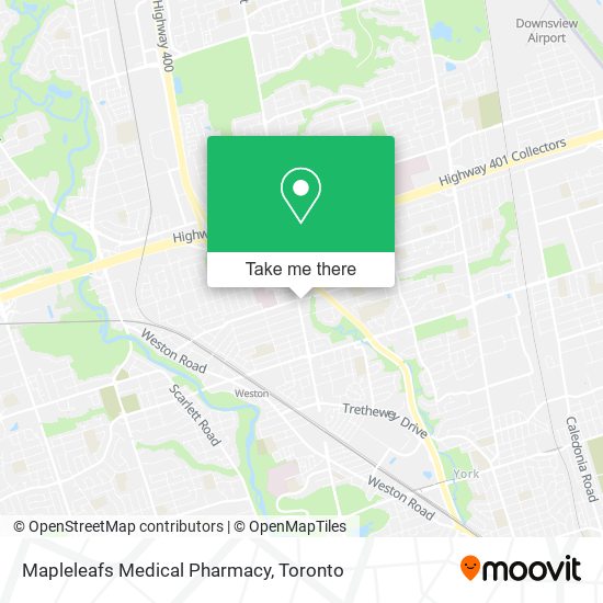 Mapleleafs Medical Pharmacy map