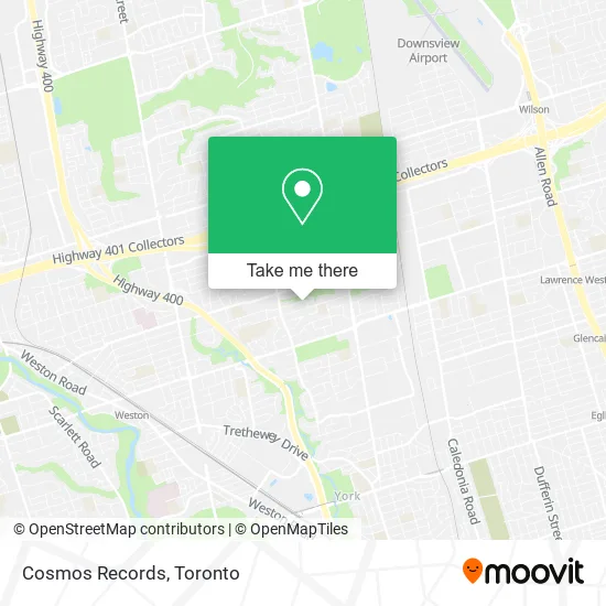 Cosmos Records map