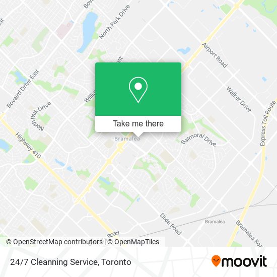 24/7 Cleanning Service map