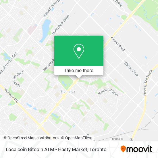 Localcoin Bitcoin ATM - Hasty Market map