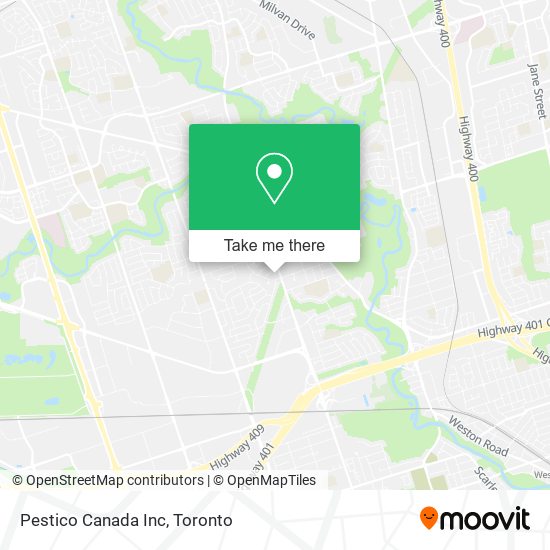 Pestico Canada Inc map