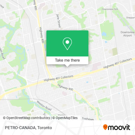 PETRO-CANADA map