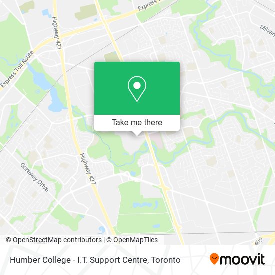 Humber College - I.T. Support Centre plan
