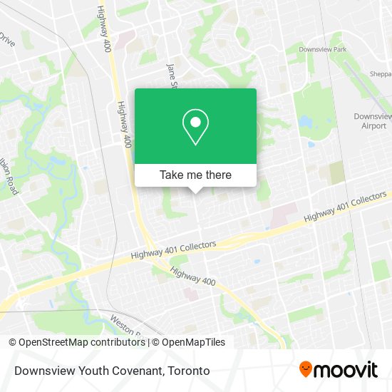 Downsview Youth Covenant map