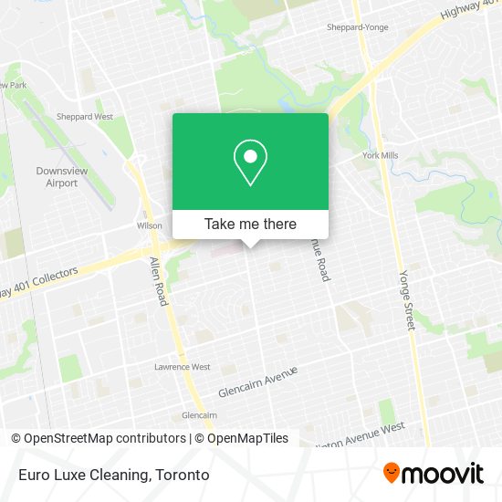 Euro Luxe Cleaning map