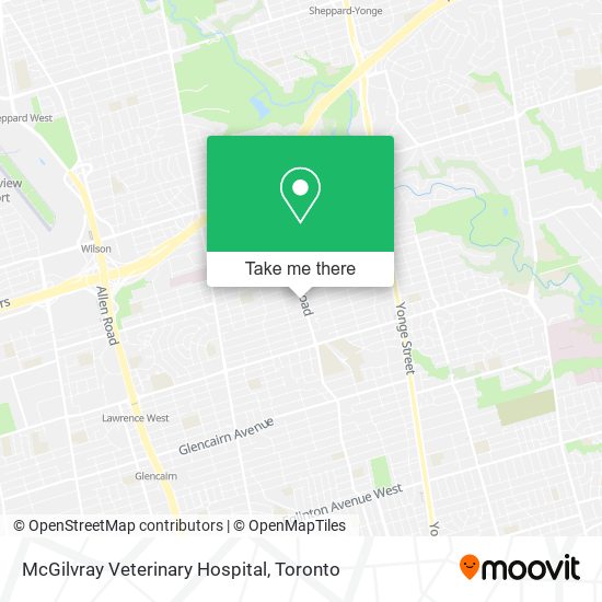 McGilvray Veterinary Hospital map