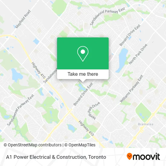 A1 Power Electrical & Construction map