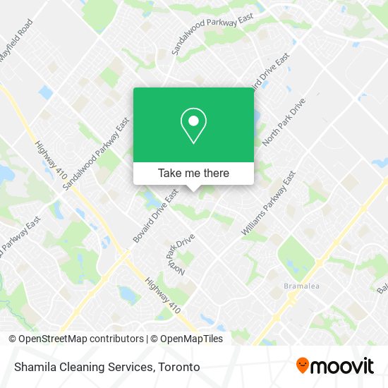 Shamila Cleaning Services plan