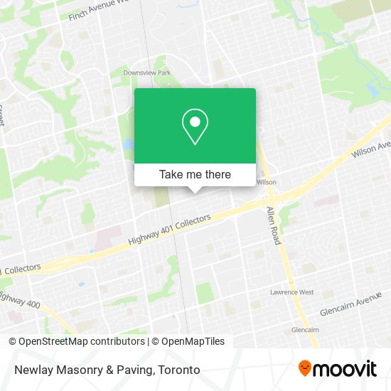 Newlay Masonry & Paving map