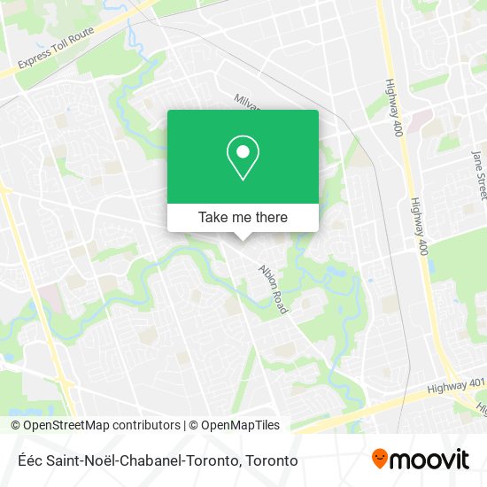 Ééc Saint-Noël-Chabanel-Toronto plan