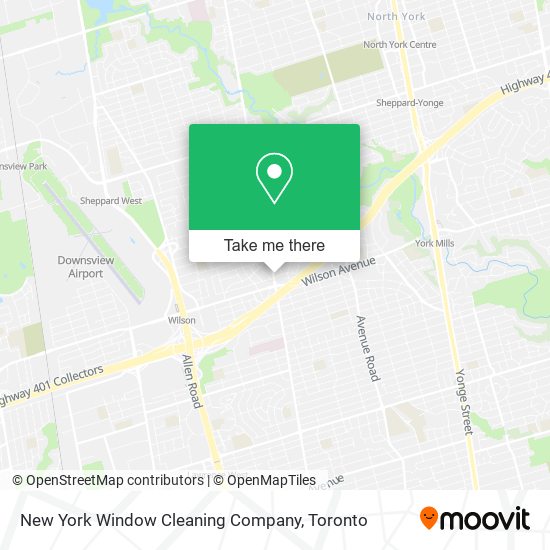New York Window Cleaning Company map