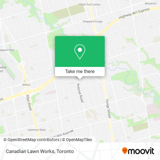 Canadian Lawn Works map