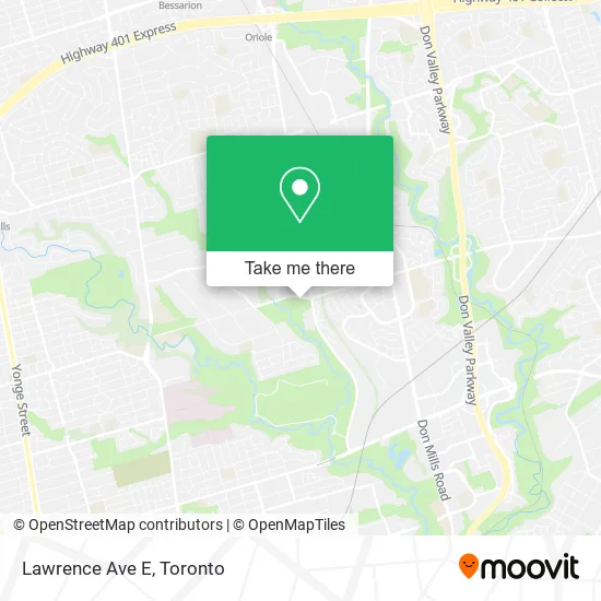 Lawrence Ave E map