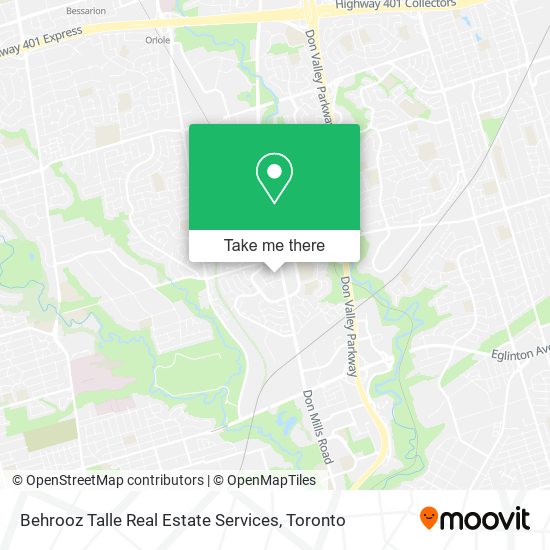 Behrooz Talle Real Estate Services map
