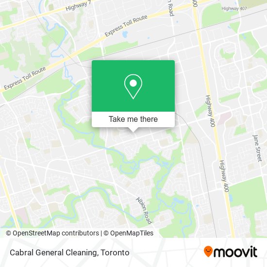 Cabral General Cleaning map
