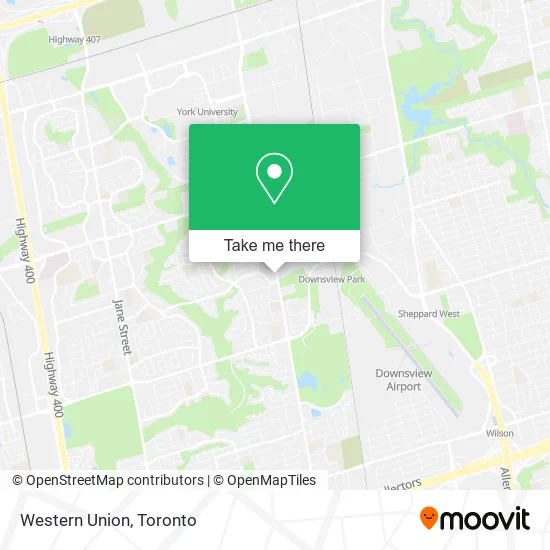 Western Union map