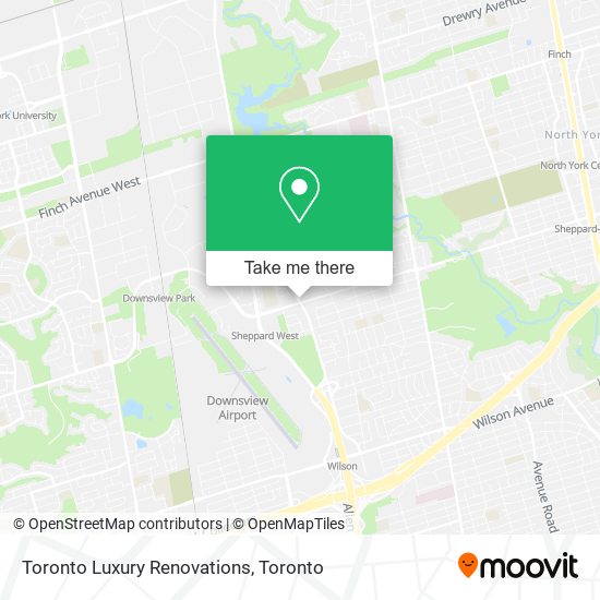 Toronto Luxury Renovations map