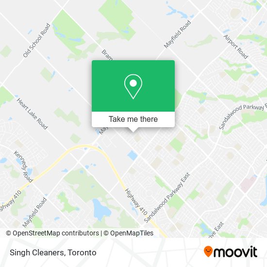 Singh Cleaners map
