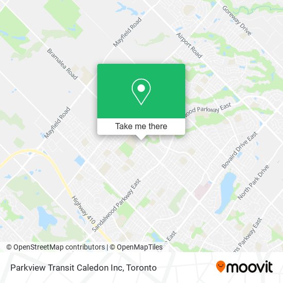 Parkview Transit Caledon Inc plan