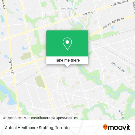 Actual Healthcare Staffing map