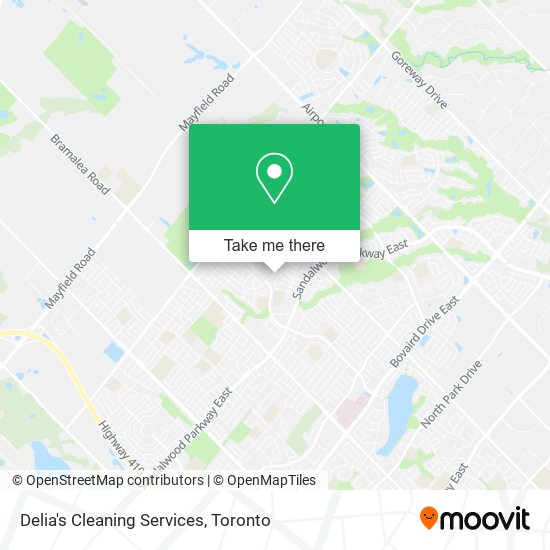 Delia's Cleaning Services map