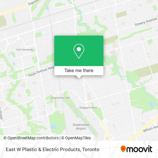 East W Plastic & Electric Products map