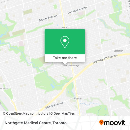 Northgate Medical Centre map