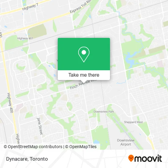 Dynacare map